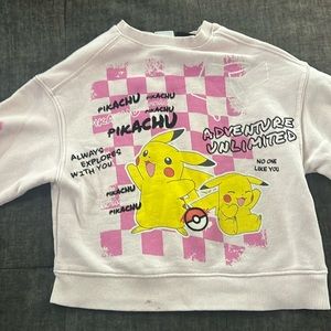 Zara pokeman sweat shirt